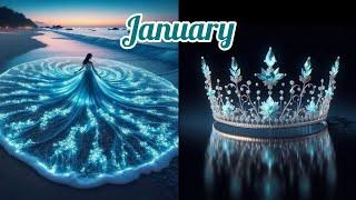 Choose your birthday month and unlock your beautiful ballgown with matching crown