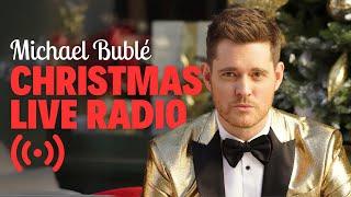 Michael Buble Christmas Live Radio  | Michael Buble Fireplace | Nonstop Christmas Radio