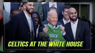 Biden, Boston Celtics celebrate NBA championship at the White House | ABS CBN News