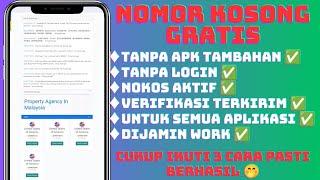 lakukan 3 cara ini pasti berhasil ‼️ cara mendapatkan nomor kosong gratis untuk semua aplikasi