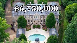 $6.7M Buckhead Mansion in Atlanta, GA I Atlanta Luxury Homes For Sale I #luxuryrealestate  #luxury