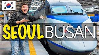 I Took Korea's Fastest BULLET Train   SEOUL to BUSAN