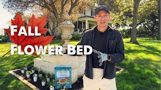 Planting a New FALL FLOWER BED  || Wyse Guide