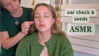 Tingly ASMR Ear Inspection & Treatment with Ear Seeds @asmraugust Unintentional ASMR Real Person