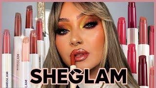 Juicy Lips *NEW* SheGlam Pout Perfect Shimmer Lips!  Lip Swatches