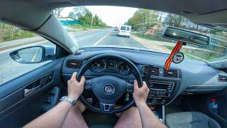 BEHIND THE WHEEL / VOLKSWAGEN JETTA [1.4 122HP]  / POV TEST DRIVE / FIRST PERSON TEST DRIVE