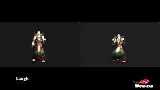 Warlords of Draenor Male Undead New Character Model Animations