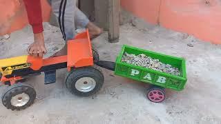 Wooden Tractor Trolley Toy | Bajrang Wooden Toys