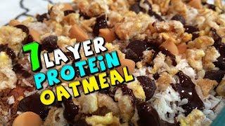 Healthy 7 Layer Protein Oatmeal | Bodybuilding Proats