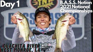 Day 1 - Ouachita River, LA - 2021 B.A.S.S. Nation National Championship