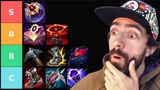 TIERLIST DOS MELHORES ITENS DO LOL! ATUALIZADA PARA TODAS AS POSIÇÕES