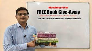 FREE Book Give-Away (07th) = Microbiology 02 Unit = Udaykumar, Biren Shah & Other Books for FREE