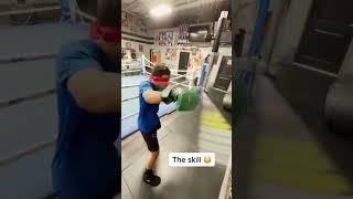 While blindfolded  via therea10ne Instagram #shorts #skills #fight #wow
