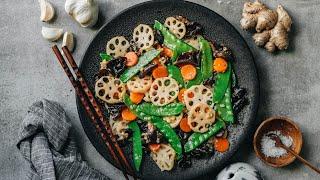 Cantonese Lotus Root Stir Fry (荷塘小炒, He Tang Xiao Chao) Recipe