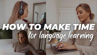 How to Study Languages with a Busy Schedule | Find Time for Language Learning