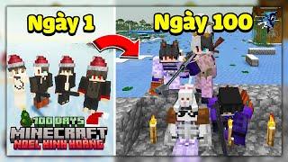 Siro Và NeyuQ Cùng Bộ Tứ Báo Thủ Sinh Tồn 100 Ngày Minecraft Noel Kinh Hoàng Siêu Bất Ổn