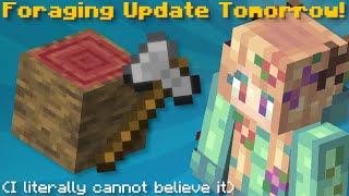 Foraging Update Releases Tomorrow! (Hypixel Skyblock News!)