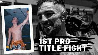 MY FIRST EVER PRO TITLE WIN! | Full Fight | Muay Thai | By Liam Harrison