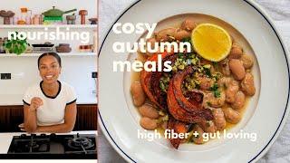 What I Eat in a Day | Cosy, Warm Nourishing Whole Food Meals & Prep for Autumn 