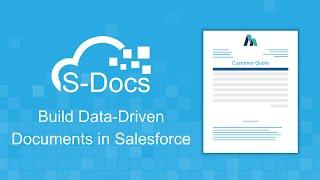 Build Documents with the S-Docs Template Editor
