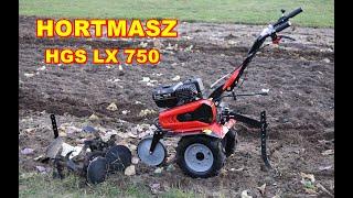 Glebogryzarka spalinowa Hortmasz LX 750 HS212 - Złożenie , instrukcja użytkowania, Test