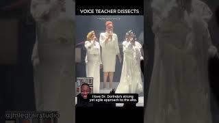 Voice teacher talks about THE CLARK SISTERS singing @  REUNION TOUR #theclarksisters #gospel
