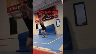 Changing Directions! GONE WRONG! #tricking #flip #tumbling #gymnast #cheerleading #parkour