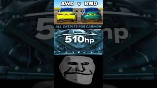 510 hp BMW M3 xDrive vs RWD: DRAG RACE #shorts