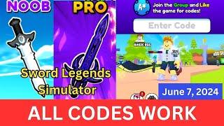 *All CODES WORK* Sword Legends Simulator ROBLOX, June 7, 2024