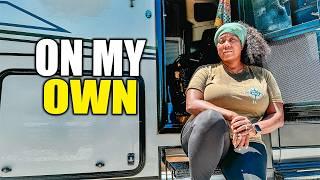 My longest road trip alone living in my camper van (Solo Prep) - RV LIFE