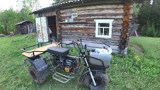 Здравствуй избушка, приехал с ночёвкой. Сделал самую рабочую кормушка для рыбалки. 2 серия