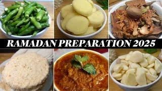 Ramadan Preparation 2025 Part 2 | Ginger, Garlic, Green chilli paste/All Purpose Gravy/chicken patty