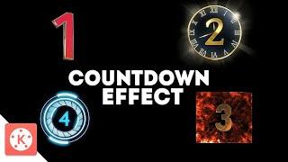 How to make countdown effect in Kinemaster