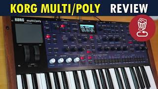 KORG MULTIPOLY Review // vs modwave & more // 70 presets // multi/poly tutorial