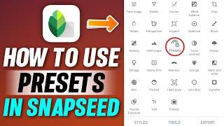 Snapseed 30 Presets  How To Use Presets In Snapseed