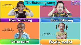 The Listening Song  for Transitioning  (With a Second Step Posters PDF)