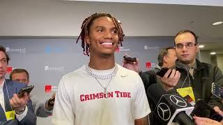 Alabama WR Ryan Williams after Georgia Win