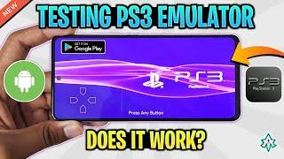 NEW  TRYING PS3 EMULATOR FOR ANDROID FROM PLAYSTORE | IS IT REAL? | PS3 EMULATION?