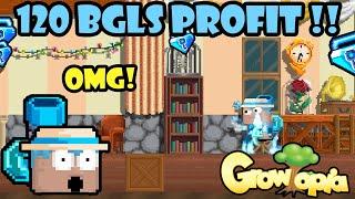 HOW I GOT 120 BGLS CLEAN PROFIT!!  | GrowTopia