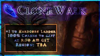  Hardcore Ladder Diablo Clone Walk & Giveaways! 