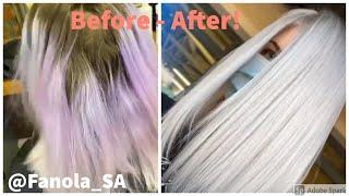 Fanola Iced Out Makeover - Colour Correction - Done by Casey Leigh