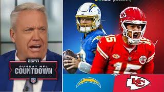 Sunday NFL Countdown | Rex Ryan: Justin Herbert will outplay Mahomes to Chargers shutdown Chiefs