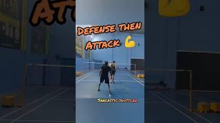 Defence then attack| Badminton defence| Badminton attack| Gaurav bharti #badminton #badmintonlovers