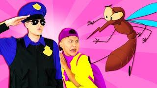 Itchy Itchy Song | Mosquito, Go Away  + Police Officer Song ‍️ | Dominoki Kids Songs