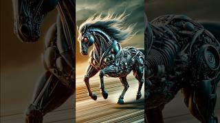 Horse & Motorcycle Hybrid: Speed and Power | Animals fusion #animalfusions #shortsvideo