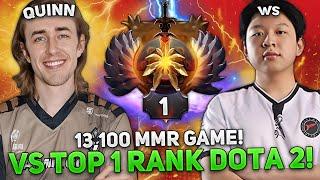 13,100 MMR GAME! QUINN plays vs TOP 1 RANK PRO PLAYER - WS on Sand King! WHO WILL WINN?