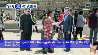 Biểu tình ở Seoul, cổ súy thượng đỉnh Mỹ-Triều (VOA)