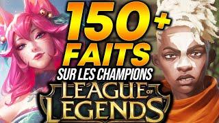 162 FAITS SUR LES CHAMPIONS DE LEAGUE OF LEGENDS (Partie 1)