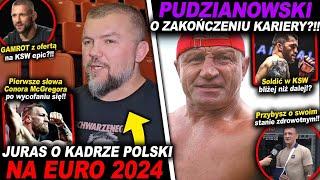 OSTATNIA WALKA PUDZIANA W KSW?!(KHALIDOV,MMA,UFC,SZPILKA,LEWANDOWSKI,JURAS,GAMROT,MCGREGOR,EURO2024)