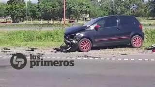 Accidente en la autopista circunvalación en la zona del Mercofrut